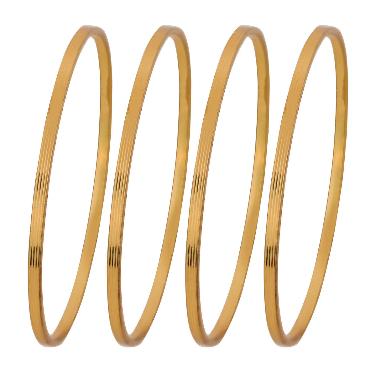 Classic Slim Gold Bangles jewellery product view 11
