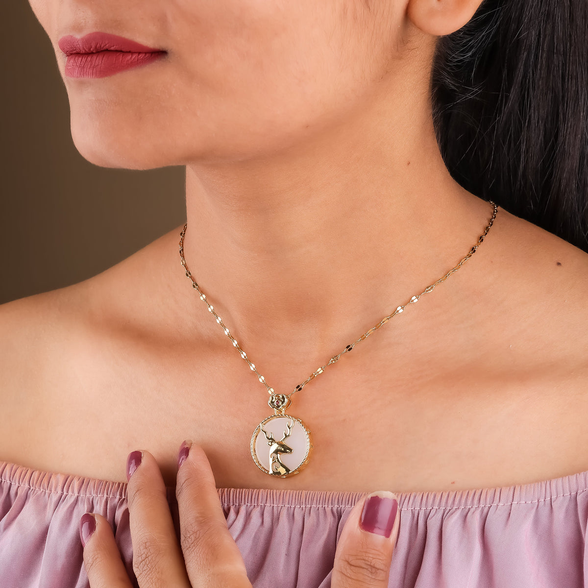 Deer Galaxy Necklace jewellery product view 8