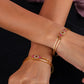 Ruby Circle Charm Bangles jewellery product view 2