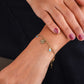 Celestial Clover Nazar Gold Bracelet jewellery product view 2