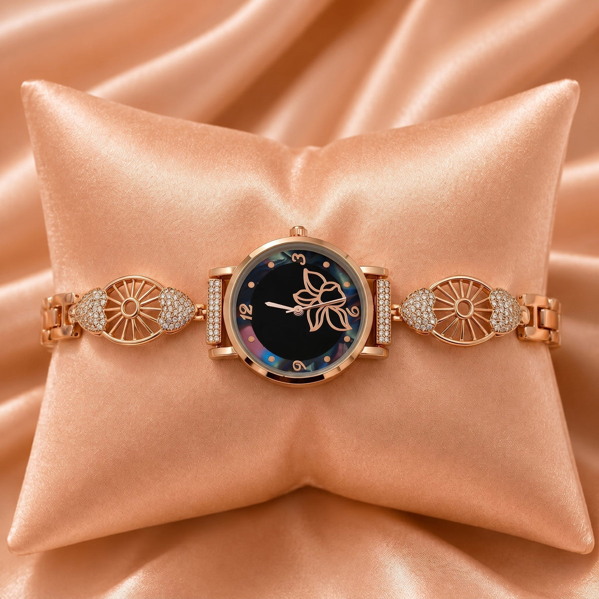Rose Noir Premium Korean Watch jewellery product view 1
