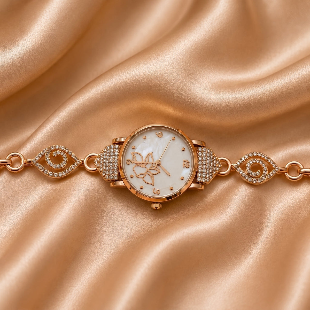 Ivory Luxe Crystal Watch jewellery product view 1