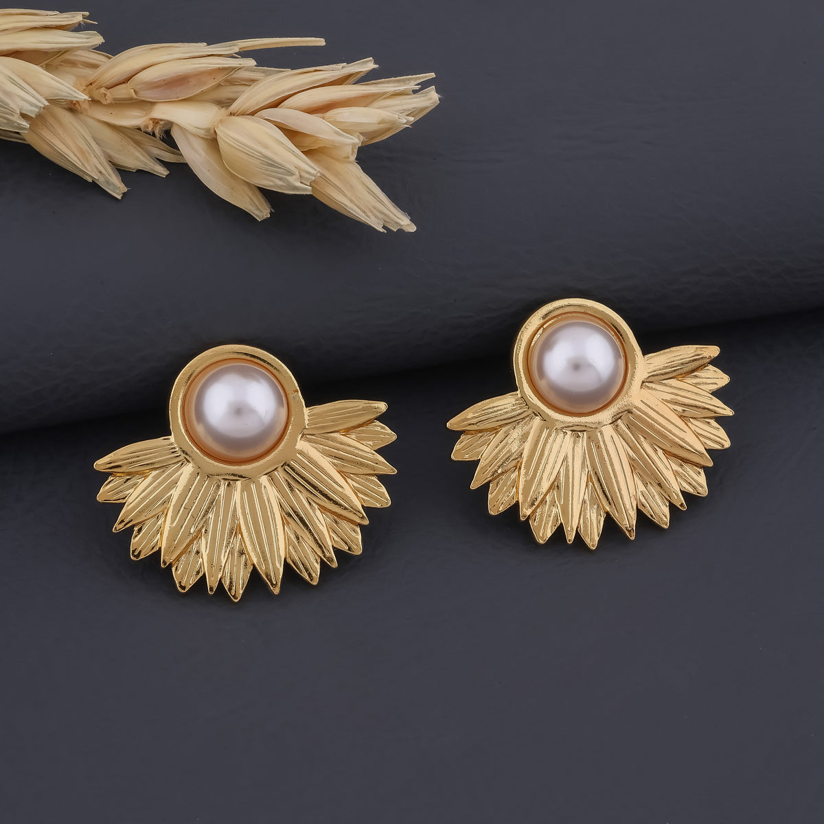 Pearl Hoop Earrings jewellery product view 12