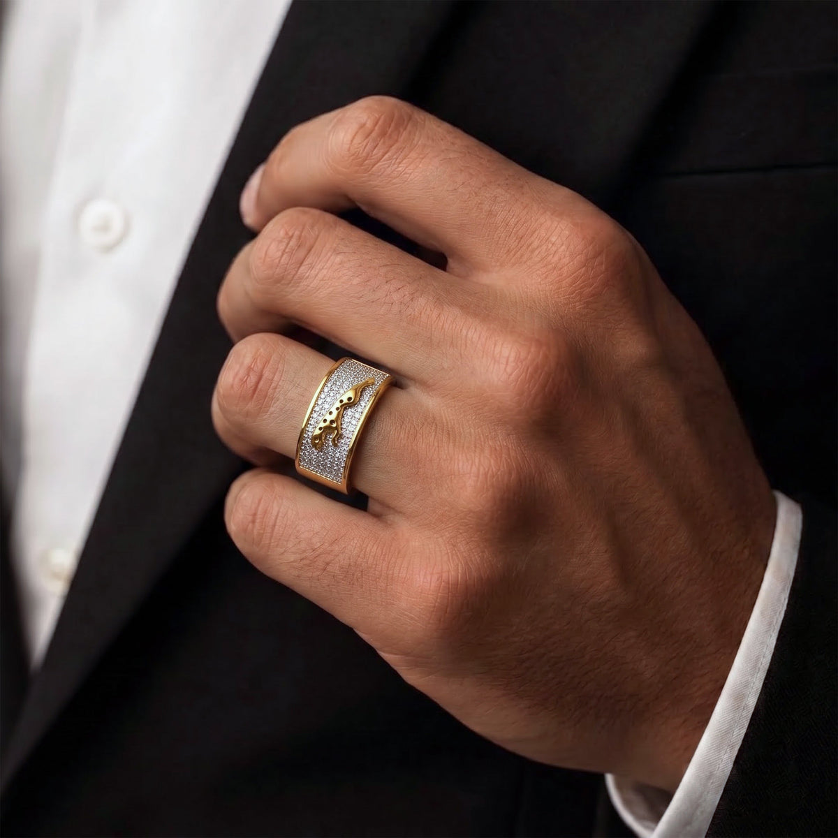 Vyaghra Raj Ring jewellery product view 2