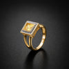 Elite Square Stone Ring jewellery product view 1