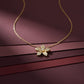 Luxe Floral Sparkle Necklace jewellery product view 2