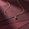 Purple Amethyst Gold Pendant Necklace jewellery product view 1