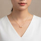 Celestine Luxe Ribbon Pearl Necklace jewellery product view 3