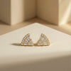 Opulence Arc Crystal Stud Earrings jewellery product view 1