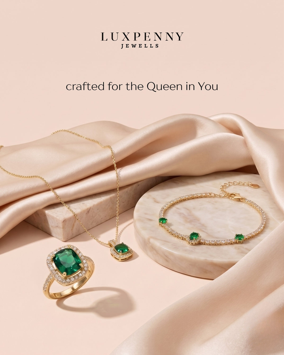The Crown Jewel Combo jewellery product view 1