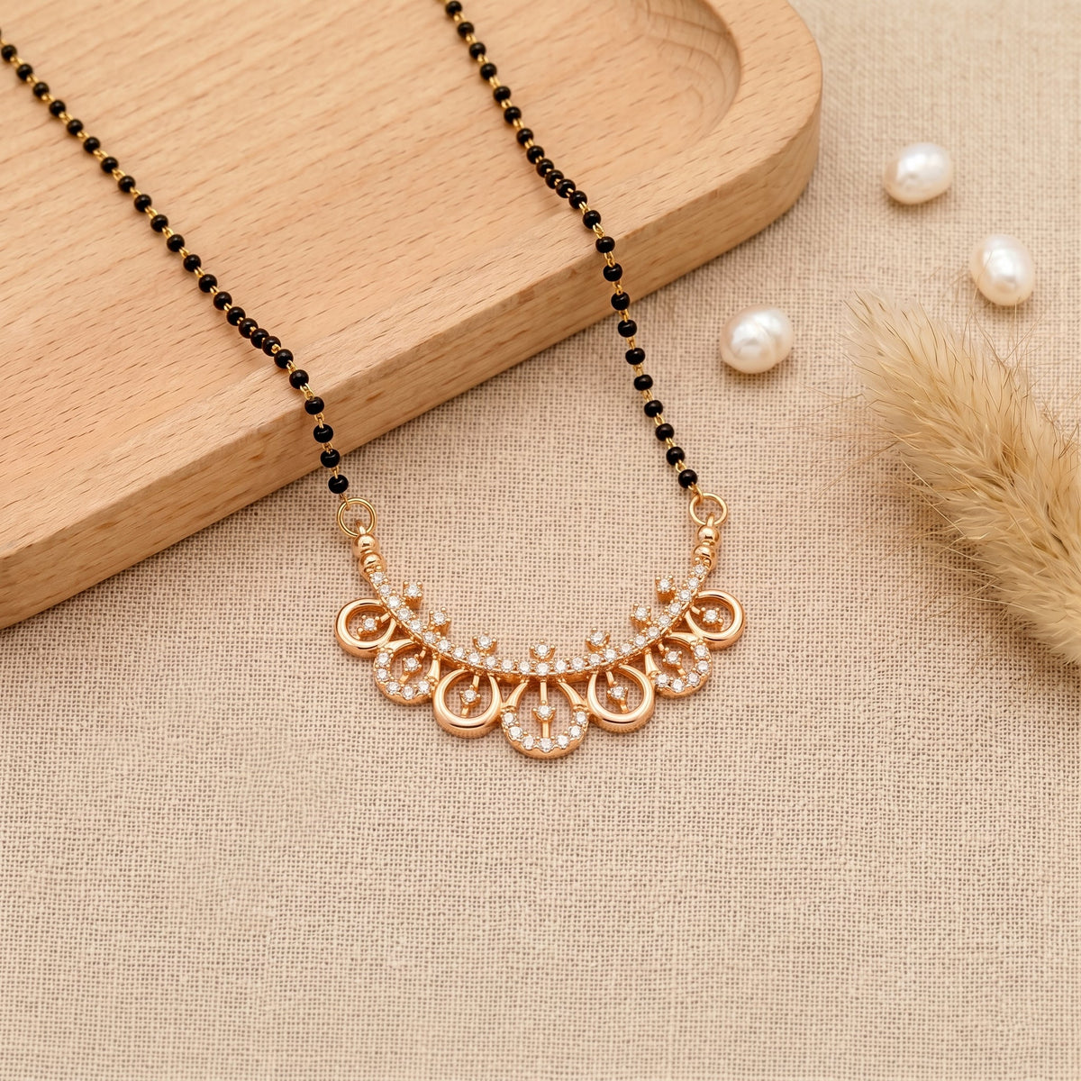 Chandrakala Mangalsutra style 1 jewellery product view 1